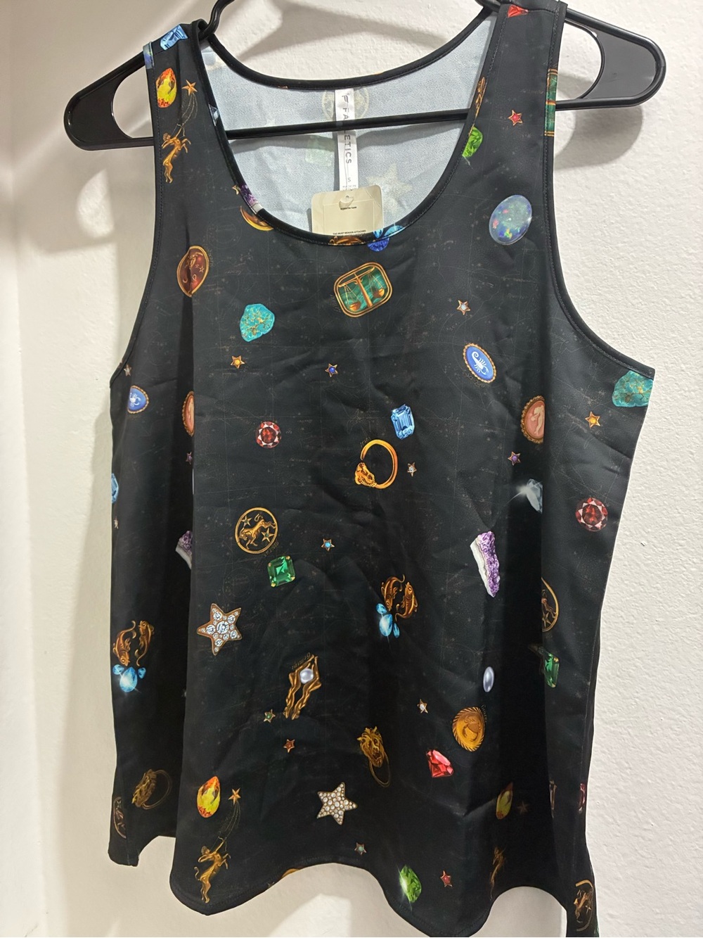 Fabletics Black Jewel Print Tank Top